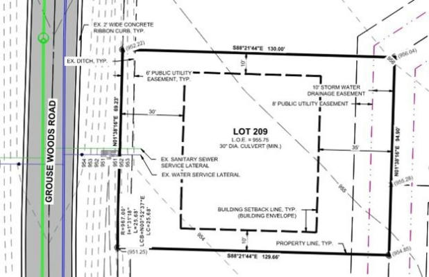 LOT 209 GROUSE WOODS ROAD, DEFOREST, WI 53532 - Image 1