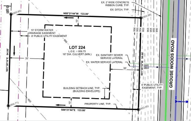 LOT 224 GROUSE WOODS ROAD, DEFOREST, WI 53532 - Image 1